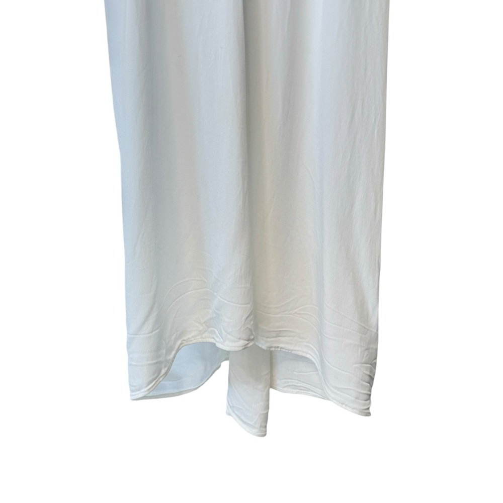 Christopher Esber NEW Disconnect Ruched Ivory Halter Formal Maxi Dress Size 4 - Picture 8 of 10